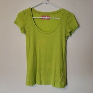Aeropostale lime green shirt